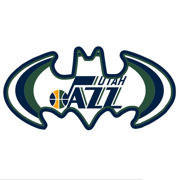 Utah Jazz Batman Logo DIY iron on transfer (heat transfer)